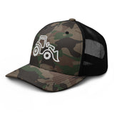 AgroStable | Gorra trucker camuflaje logo "Tractor"