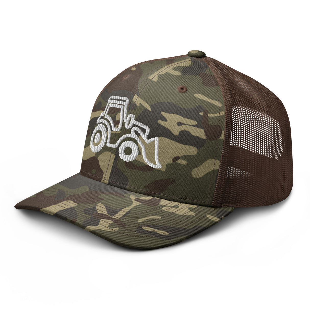 AgroStable | Gorra trucker camuflaje logo "Tractor"