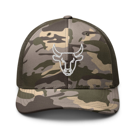 AgroStable | Gorra trucker camuflaje logo "Bull"