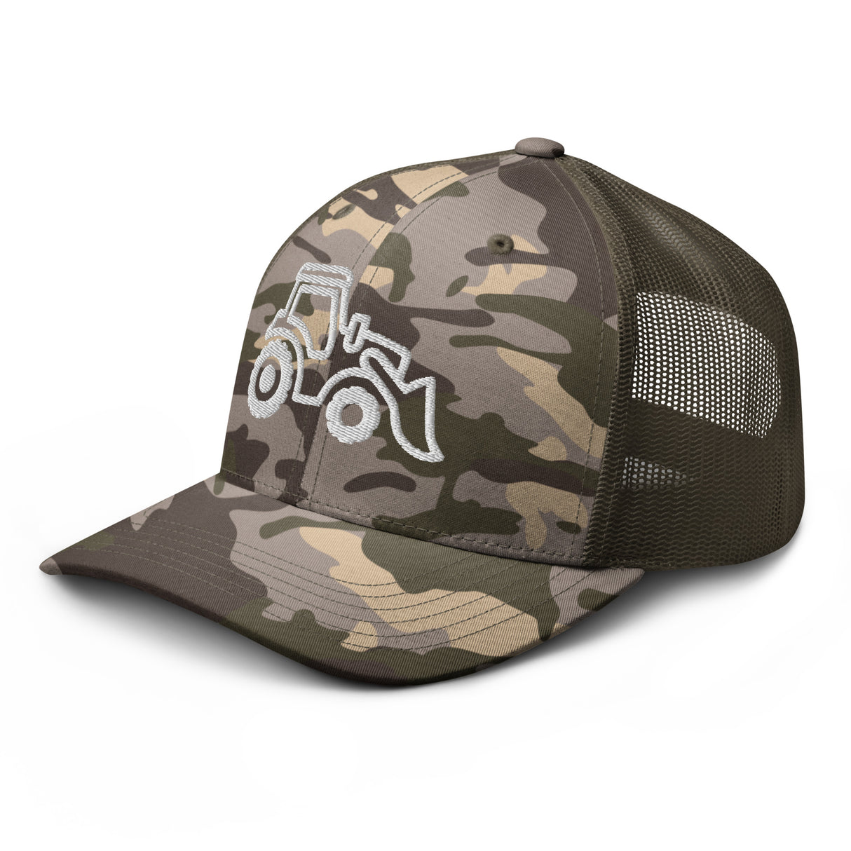 AgroStable | Gorra trucker camuflaje logo "Tractor"