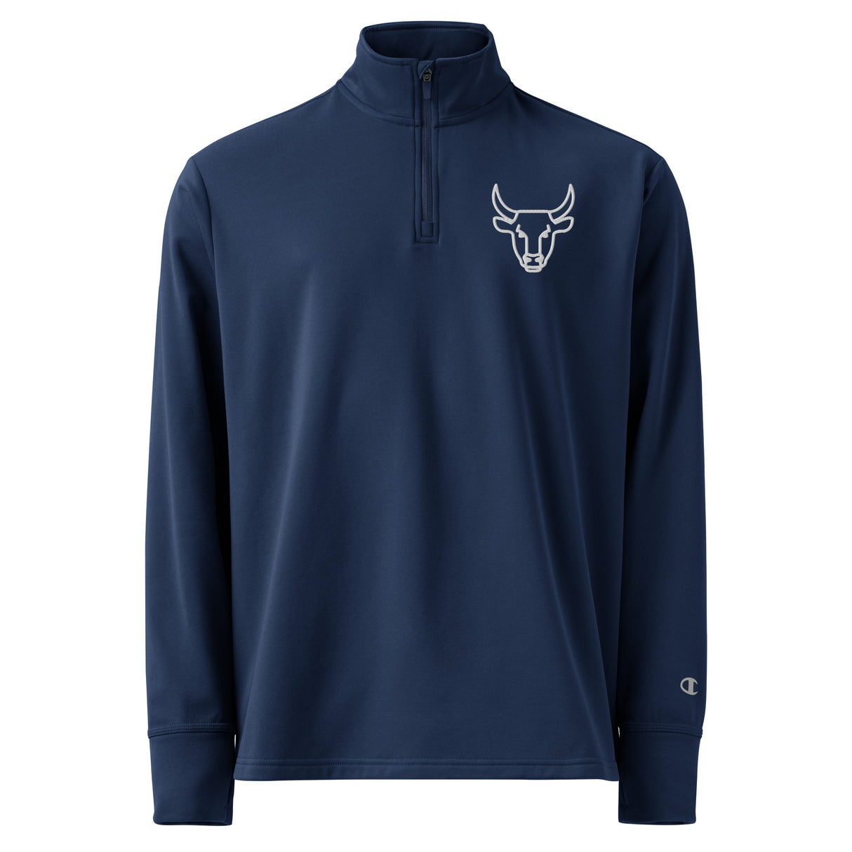 Champion | Sudadera cremallera 3/4 logo "Bull"