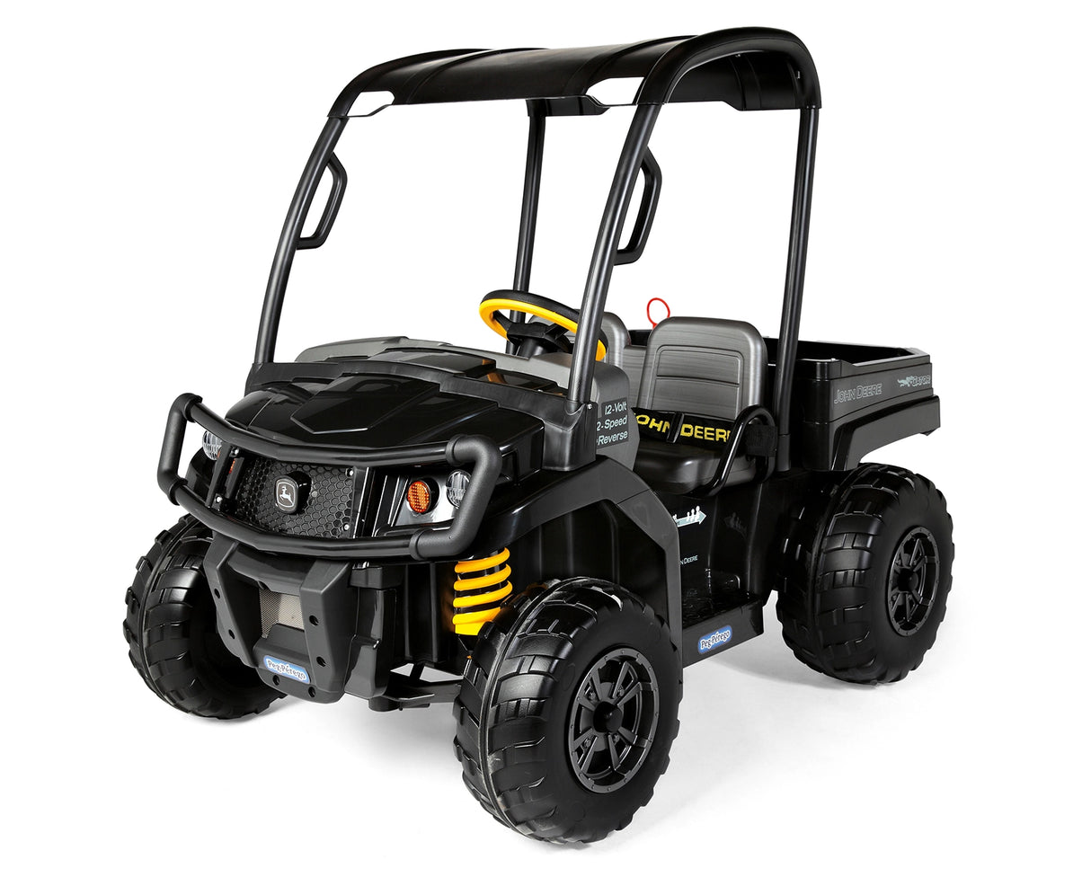 Peg Perego | John Deere montable electrico de gator XUV negro medianoche con techo