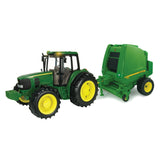 TOMY | John Deere tractor con empacadora luces y sonido