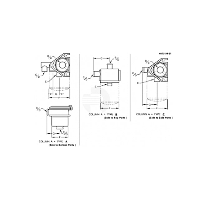 JOHN DEERE | Base para filtro hidraulico para tractor RE72823