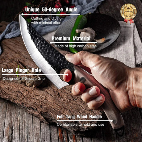 AgroStable | Cuchillo de cocina estilo caceria