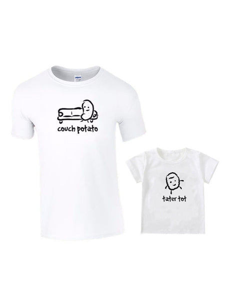 AgroStable | Playeras padre/hijo logo "COUCH POTATO"