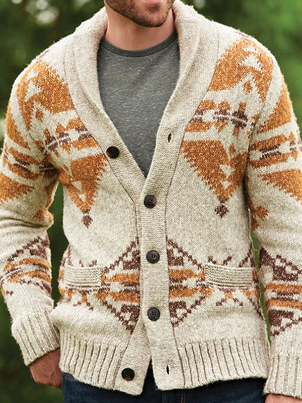 AgroStable | Cardigan para hombre "Ethnic"