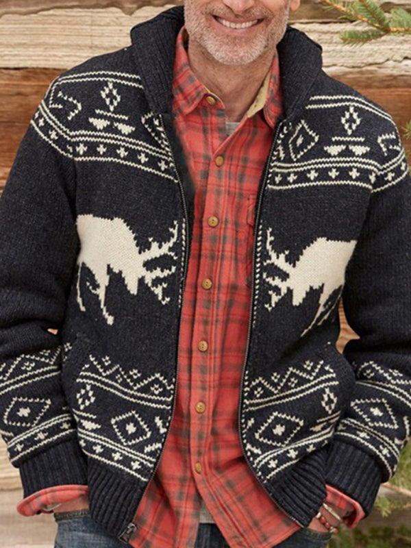 AgroStable | Cardigan para hombre "Moose"