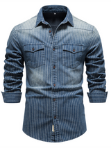 AgroStable | Camisa denim para hombre "Raya"