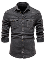 AgroStable | Camisa denim para hombre "Chalco"