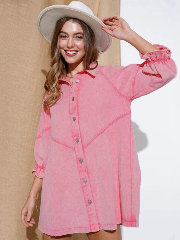 AgroStable | Vestido amplio denim para mujer "Jour"