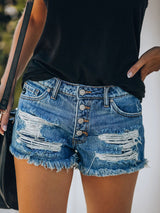 AgroStable | Shorts denim para mujer "Two-dependence"