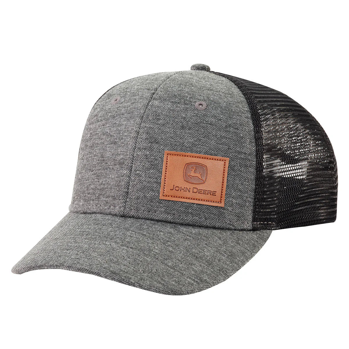 JOHN DEERE | Gorra gris con malla negra