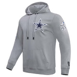 Dallas Cowboys | Hoodie oficial gris clasico