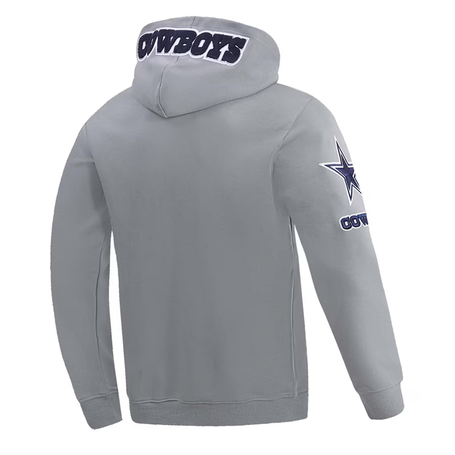 Dallas Cowboys | Hoodie oficial gris clasico