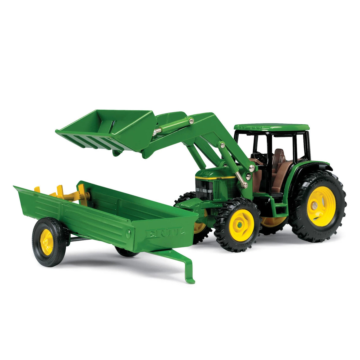 TOMY | John Deere tractor 6210 1:32 con vagon