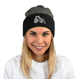 AgroStable | Gorro con pompon logo "Tractor"