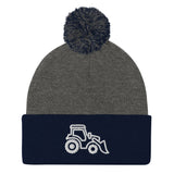 AgroStable | Gorro con pompon logo "Tractor"