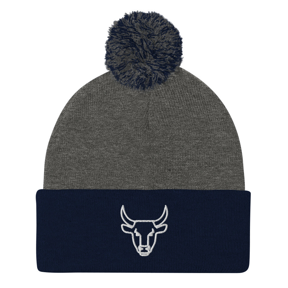 AgroStable | Gorro con pompon logo "Bull"