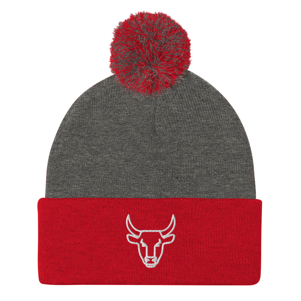 AgroStable | Gorro con pompon logo "Bull"