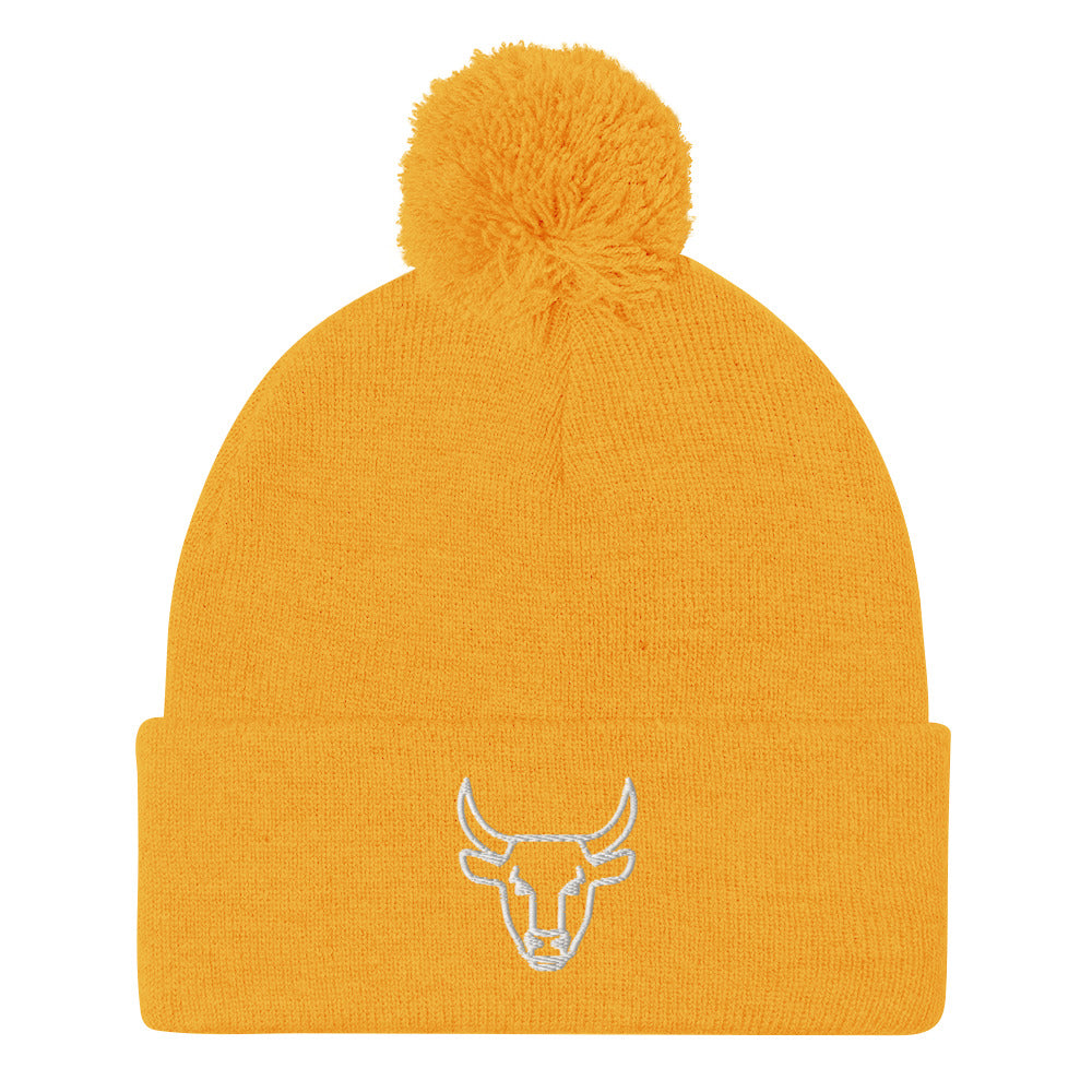 AgroStable | Gorro con pompon logo "Bull"