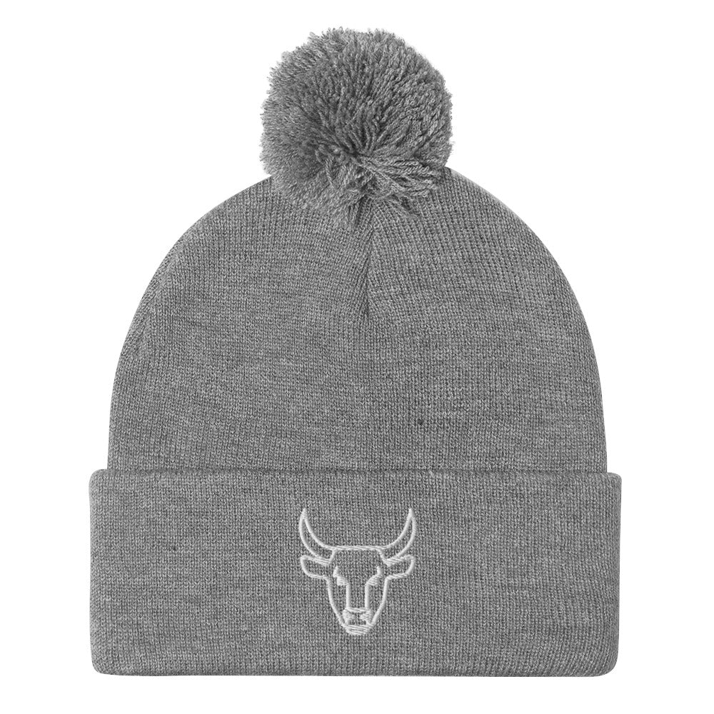 AgroStable | Gorro con pompon logo "Bull"