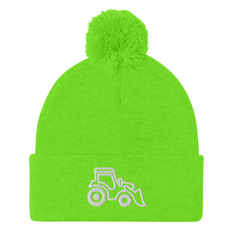 AgroStable | Gorro con pompon logo "Tractor"