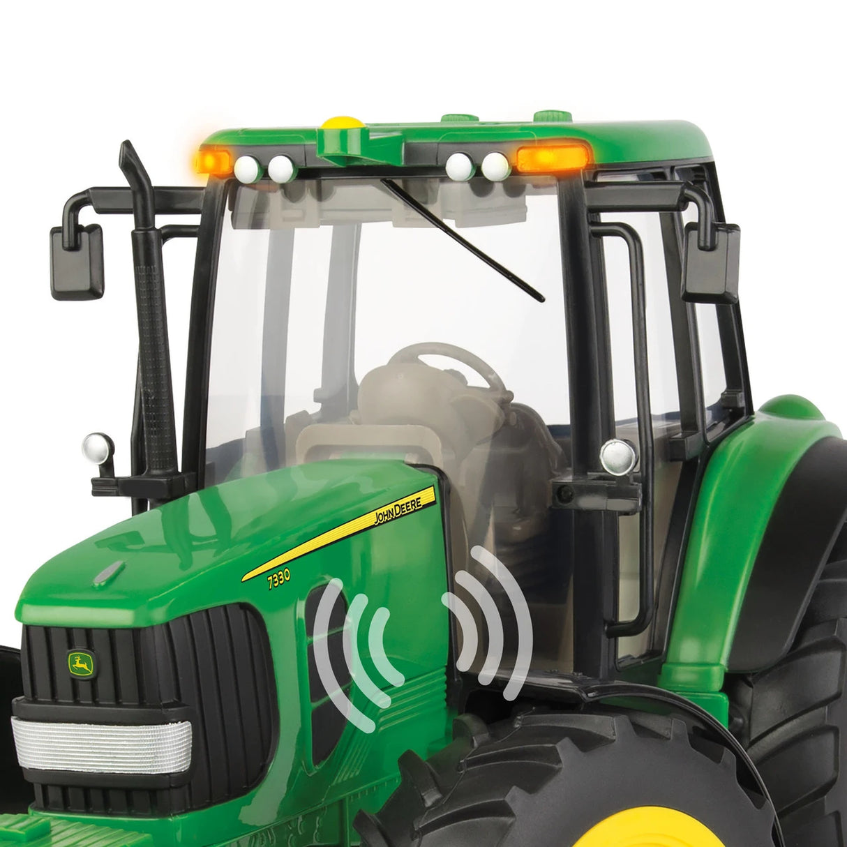 TOMY | John Deere tractor con empacadora luces y sonido