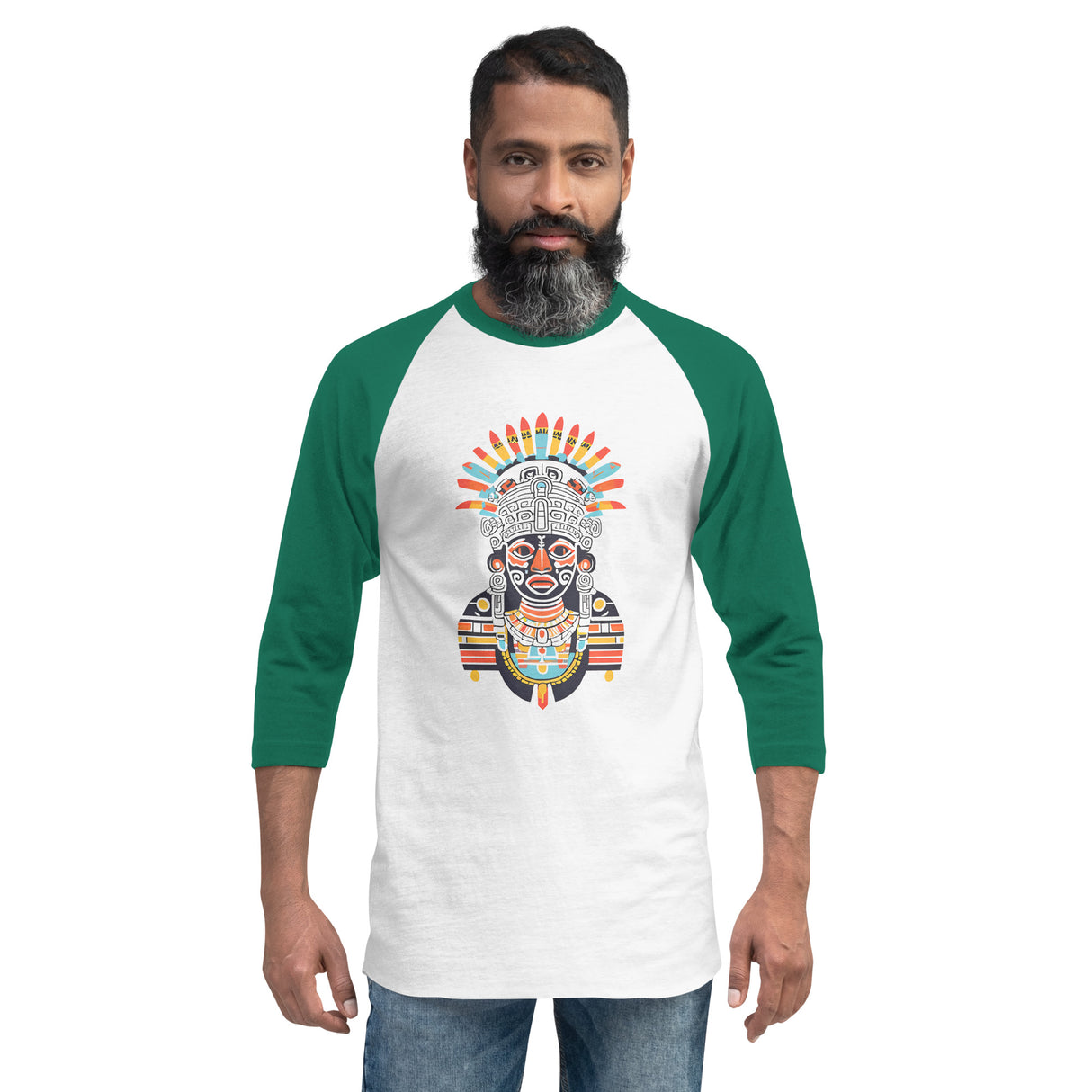 AgroStable | Playera 3/4 de manga logo "Quetzalcoatl"