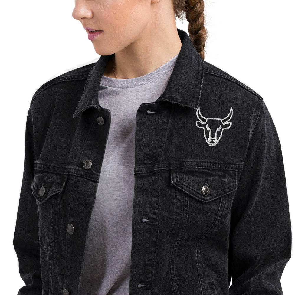 AgroStable | Chamarra denim unisex logo "Bull"