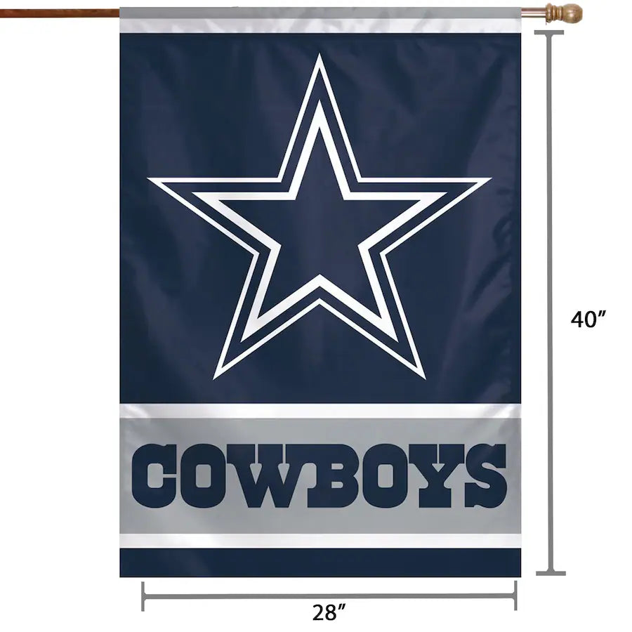 Dallas Cowboys | Bandera de 28x40" azul marino 5b7d97-ae